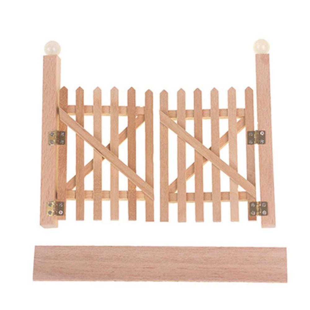 1:Кукольный домик в масштабе 12, украшение двери-забора, игрушка, садовая мебель для кукольного домика, для сказочного сада