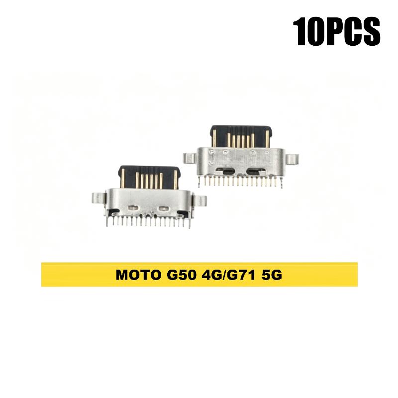 10 шт. Порт-разъем для зарядки Type C Micro USB для Moto G54 G55 G24 G04 G14 G05 E15 G15