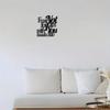 1 PC of "Fear Not For I Am With You" Sign Metal Wall Art - Modern Home Decor for Bedroom, Living Room, or Bathroom.