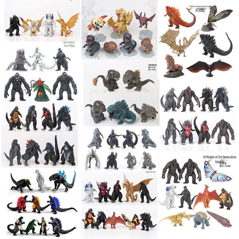 Годзилла Монстр Динозавр Симуляция Фигурка Модель Украшение