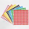 100Sheets 1-100 Labels Number Stickers Self-adhesive Nail Polish Color Sorting Stickers  Nail Salon