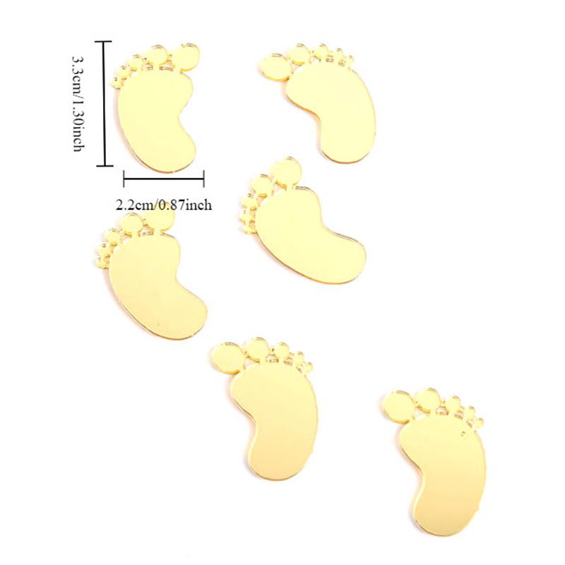 6 шт. акриловые украшения для торта Baby Shower, украшение для детских ножек, украшение для торта Oh Baby, пол ребенка, 1-й день рождения, мальчик и девочка