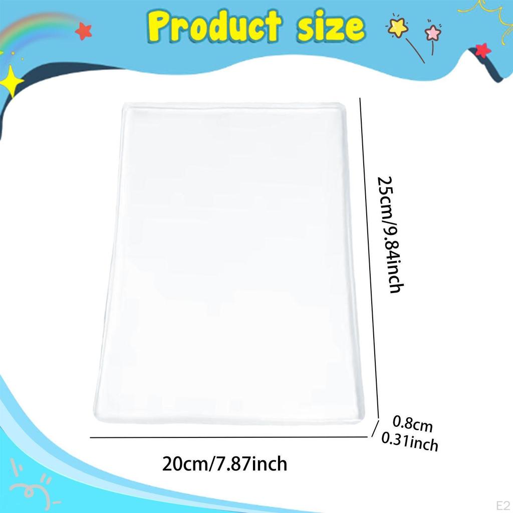 Plate Printmaking Supplies Lightweight Sturdy Reusable Painting Tool for Scrapbooking Mixed Media