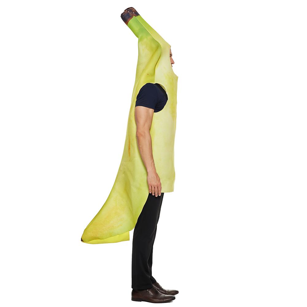 Взрослый костюм с бананом и фруктами на Хэллоуин, унисекс, один размер, еда, вечеринка, косплей