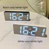 Электронные настольные часы с 2 уровнями яркости, формат 12/24 часа, светодиодные цифровые часы, офис