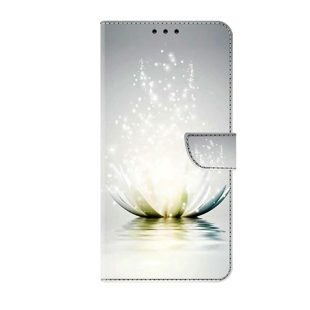 Magnetic Leather Funda For iPhone 12 Pro Max 11 X 10 XS XR 6 6S 7 8 Plus Butterfly Flower Painted Card Slots Flip Phone Cover