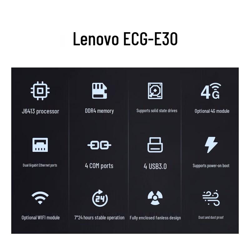 Lenovo Встраиваемый безвентиляторный промышленный ПК (Китайская версия)