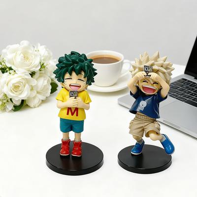 В наличии 2 шт. Стоячие аниме фигурки, ПВХ, коллекционная модель, игрушки, игрушки на день рождения для детей, декоративные рождественские подарки для фанатов
