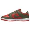 Dunk Low Cargo Khaki Mystic Red Мужские кроссовки Зелено-белые DV0833-600