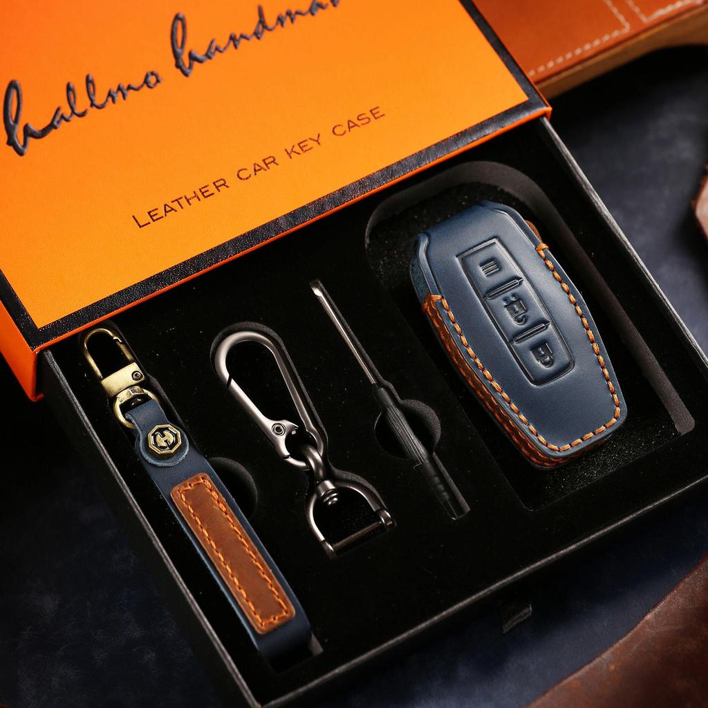 Кожаный чехол для ключей для Mitsubishi Outlander, Jinxuan, ASX, Yige, Yishen 2023 года