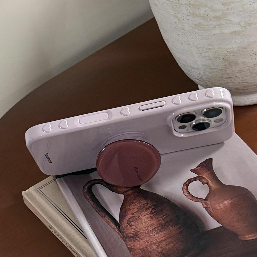 Amethyst Stand for Apple 16 Phone Case for IPhone 17 Promax for 12 Retro Minimalist 15 All Inclusive 13 Soft