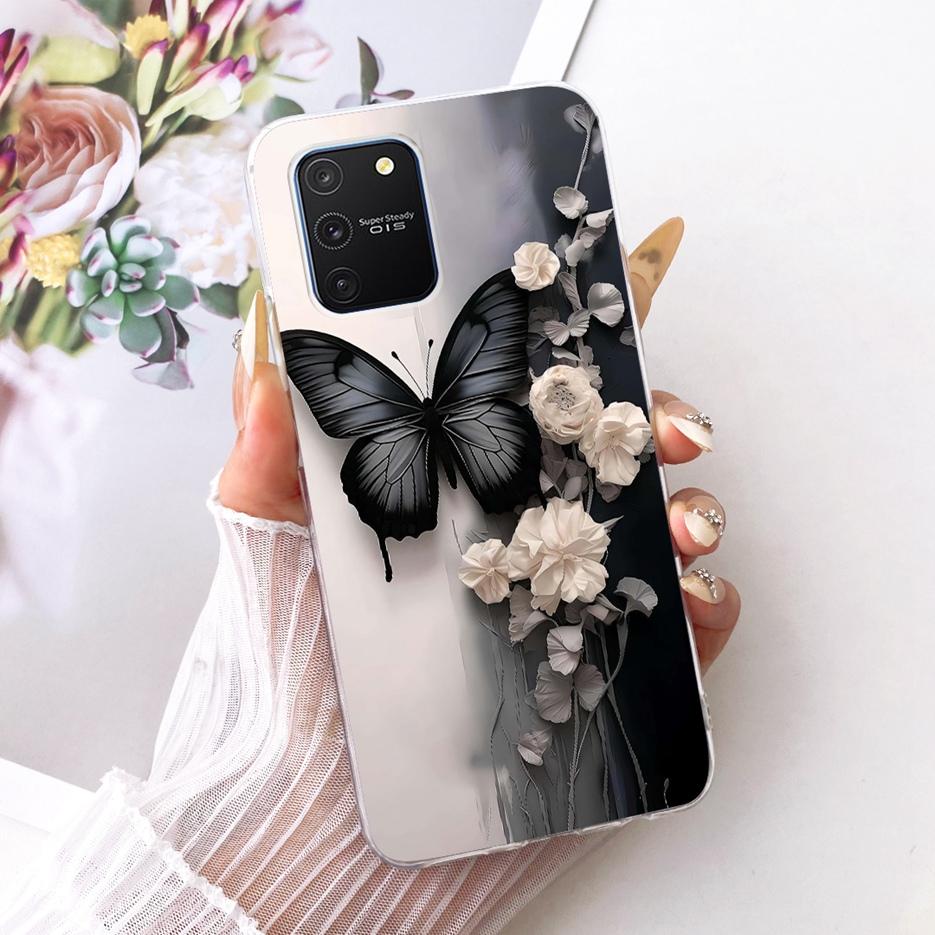 Чехол для Samsung Galaxy S10 Lite SM-G770F, Роскошный чехол с рисунком «Дерево и бабочки», Мягкий силиконовый чехол для телефона, Сумки для Samsung S10 Lite