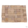 300pc Natural Wooden Building Cubes Set Pine Wood Puzzle Eco Toy