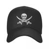 Классическая унисекс бейсболка с черепом Jolly Roger, взрослая, с пиратским флагом, регулируемая, кепка папы для унисекс женщин, спортивная кепка Snapback