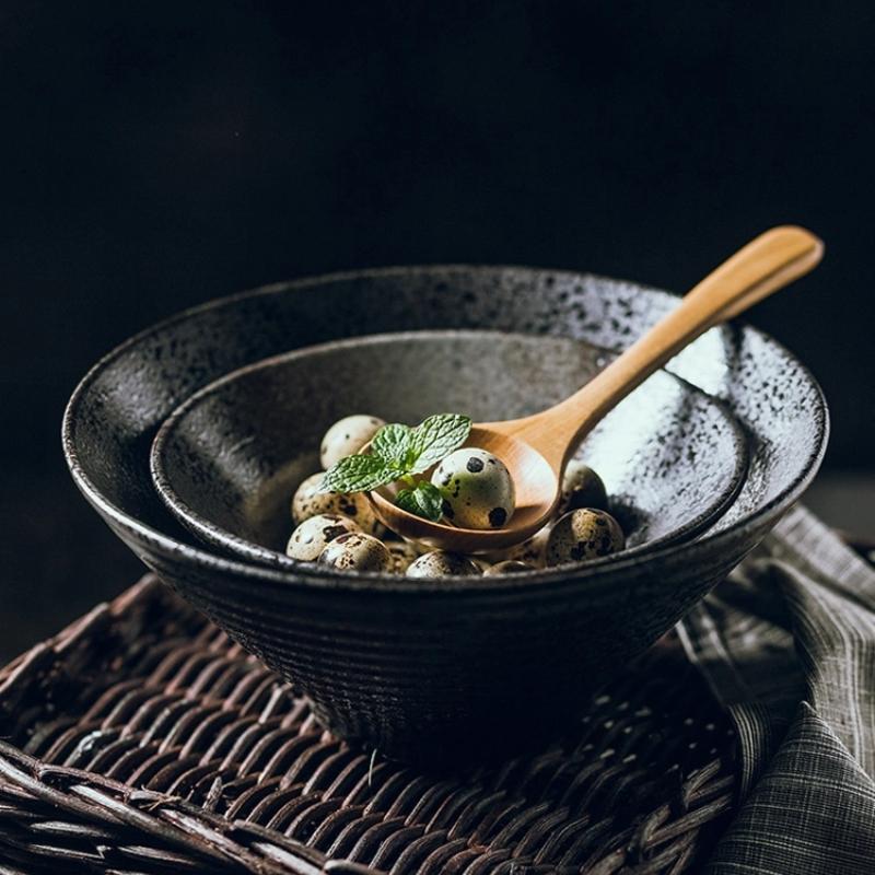 Японская керамическая миска для рамена – Креативная суповая миска для дома или ресторана