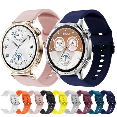 18 20 22 мм силиконовый ремешок для Huawei Watch GT5 GT4 GT3 GT2 GT2e 46 мм 41 мм 42 мм спортивный ремешок для Huawei GT 5 4 браслет ремешок для часов