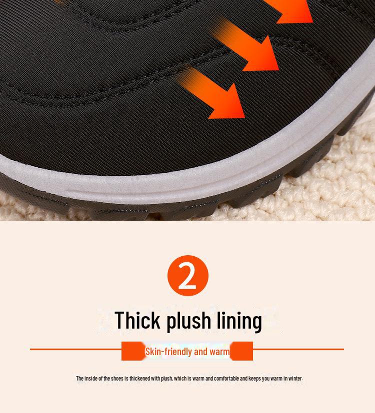 2024 Winter Cotton Shoes: Non-Slip, Warm & Comfortable for Men and Women
