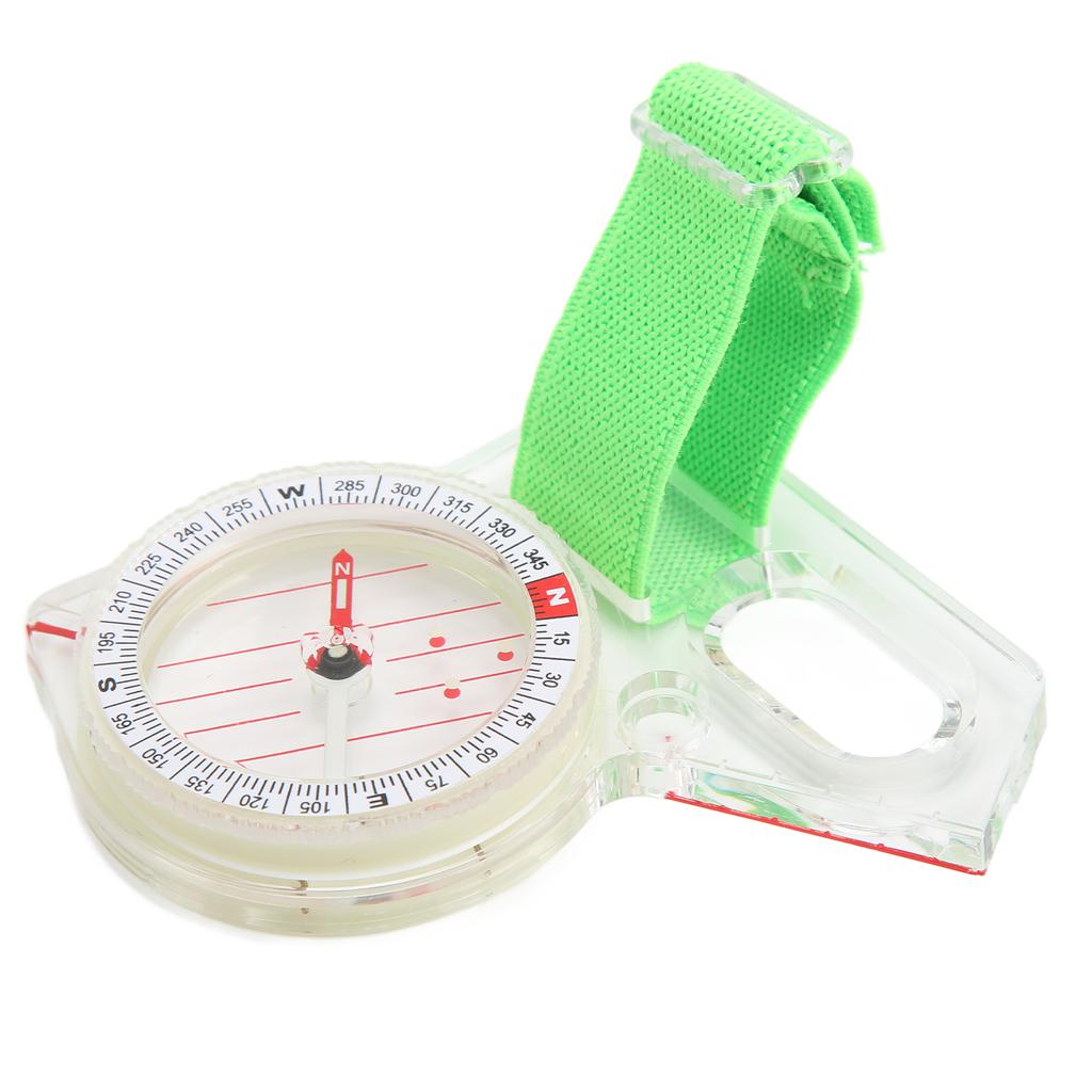 Orienteering Compass Clear Scale ABS Multifunction Thumb Compass With Luminous Point for Adventure