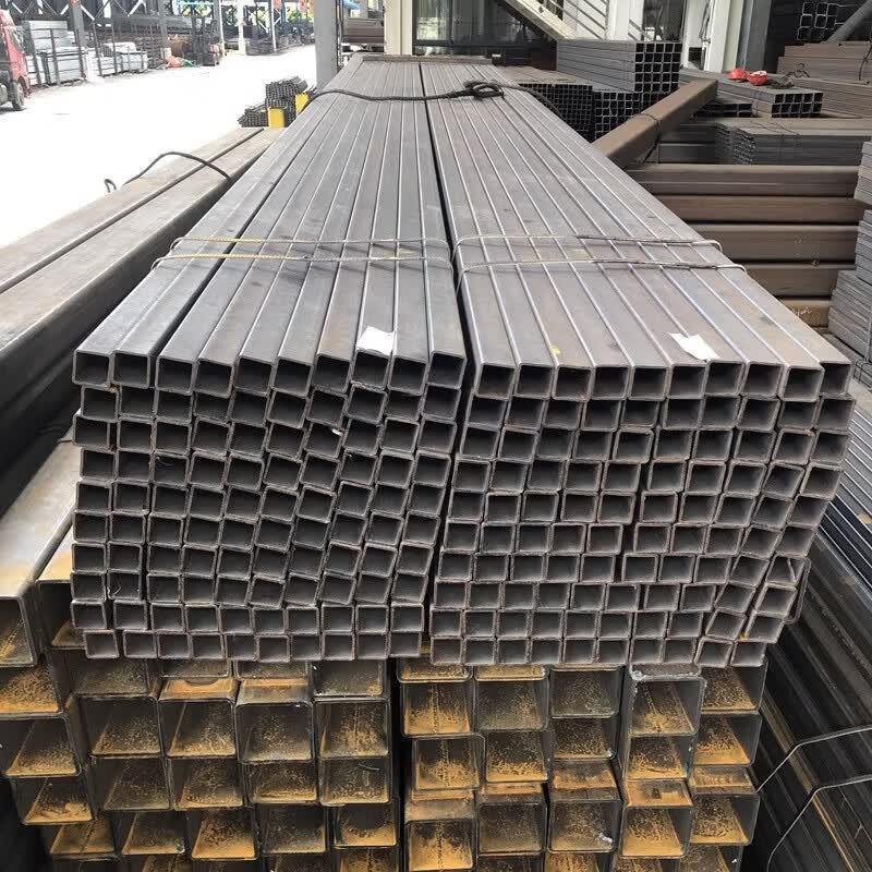 Black Rectangular Steel Tube