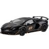 1/18 Lamborghini Aventador SVJ63 литая игрушечная модель автомобиля с рулевым колесом, звуком и светом, детские игрушки, коллекционные предметы, подарок на день рождения