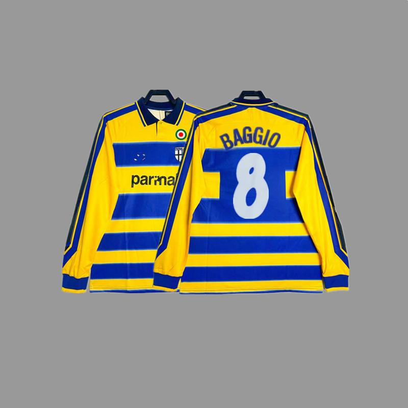 Parma retro jersey football jersey classic nostalgic Zola Cannavaro Buffon Gilardino jersey