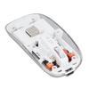 Беспроводная мышь Bluetooth BT1 BT2, 2,4 ГГц, 3 режима, бесшумная, с регулируемым разрешением, перезаряжаемая прозрачная мышь