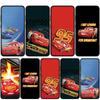 Для Samsung Galaxy S25 S24 S23 S22 Ultra FE Plus A17 A37 A57 A56 A55 A06 A16 A15 A36 A35 A05 A25 A54 A34 Чехол для телефона Мультяшные машинки Молния Маккуин 95