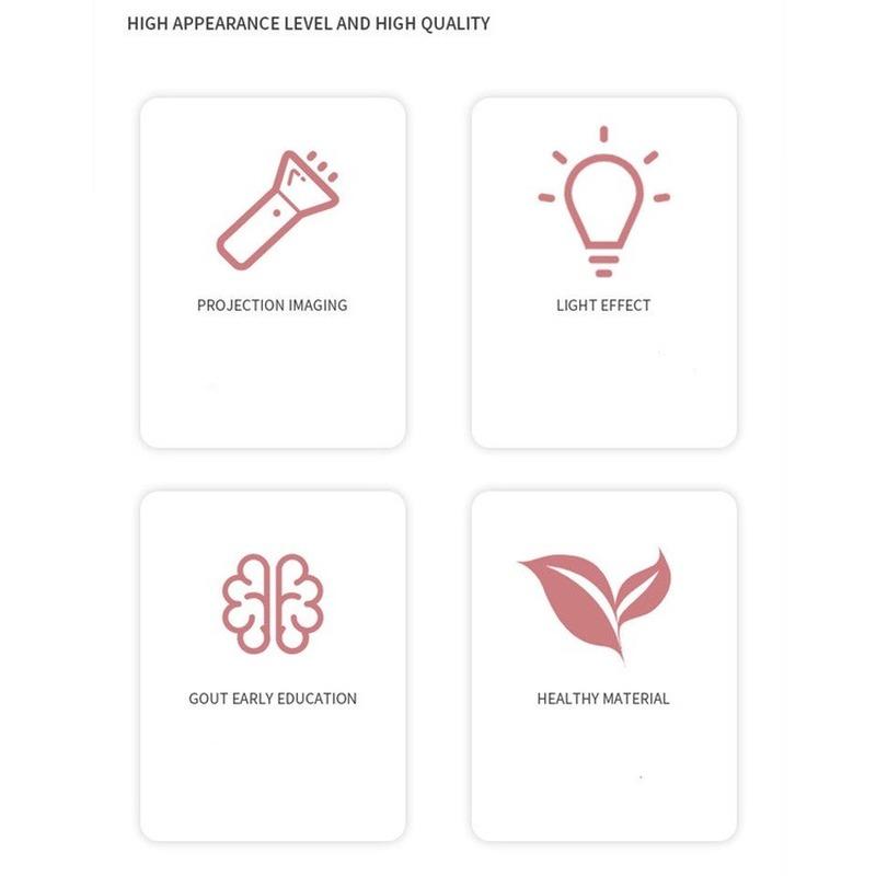 Детская книга сказок для сна, фонарик, проектор, лампа-факел, игрушка, игрушка для раннего развития, игрушка для детей, праздник, день рождения, рождественский подарок, светящаяся игрушка