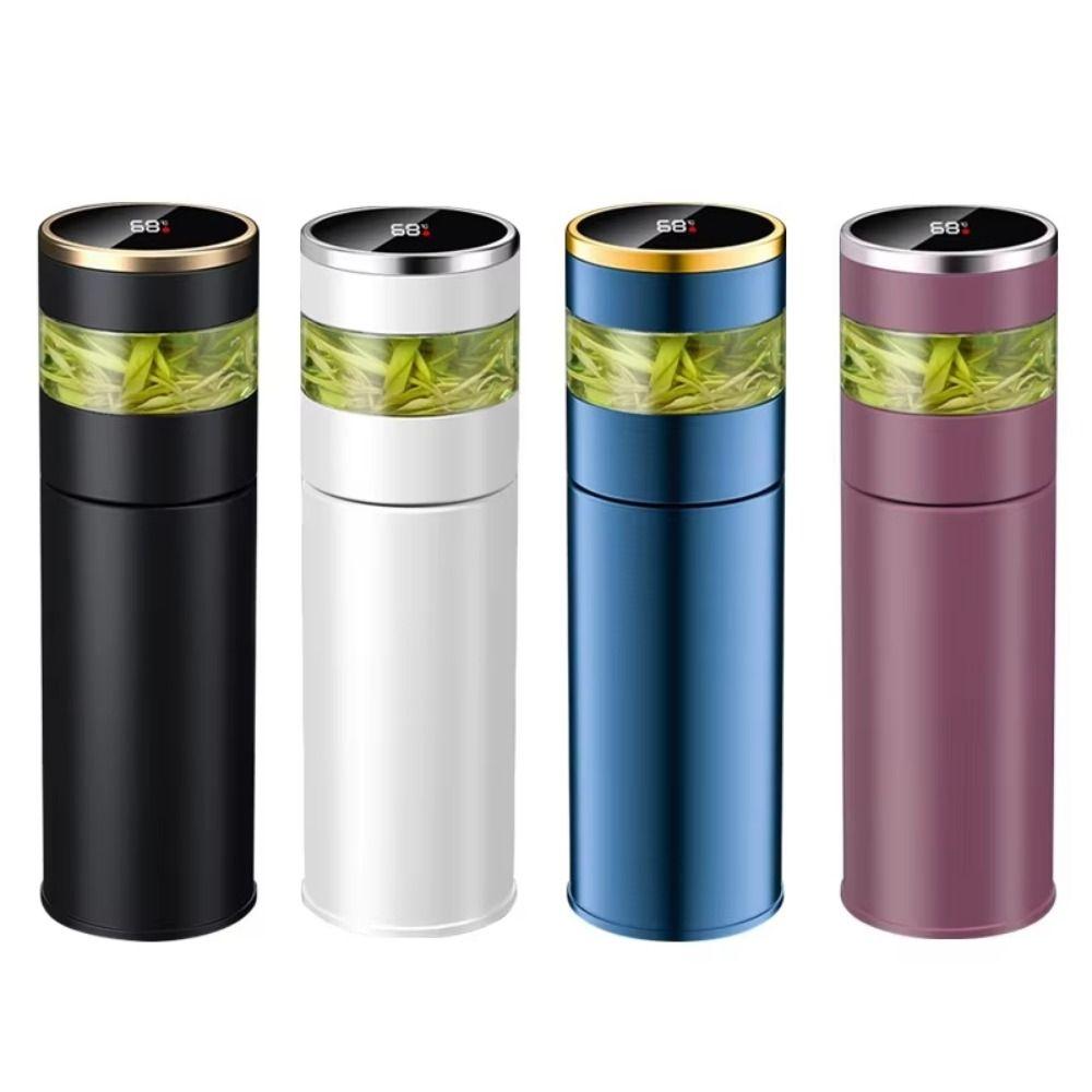 Светодиодный дисплей температуры Термос-заварник для чая Сепаратор-сито Интеллектуальная вакуумная чашка Кофе