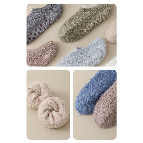 Soft Slipper Socks for Women Fuzzy Floor Socks with Grips
