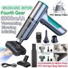 New 3in1 Powerful Wireless Car Vacuum Cleaner 14000PA Multi-function Vacuum/inflatable/brushless Motor 4 Speed Adjustment Portable Household Cleaner