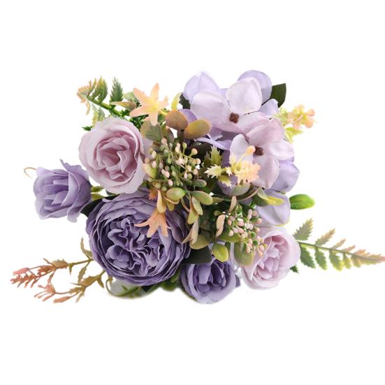 Искусственный цветок, устойчивый к увяданию, винтажный, легкий, яркий, реалистичный, искусственный цветок пиона для офиса