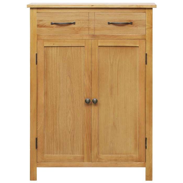 Maison Exclusive - Armoire à chaussures 76x37x105 cm Bois de chêne solide