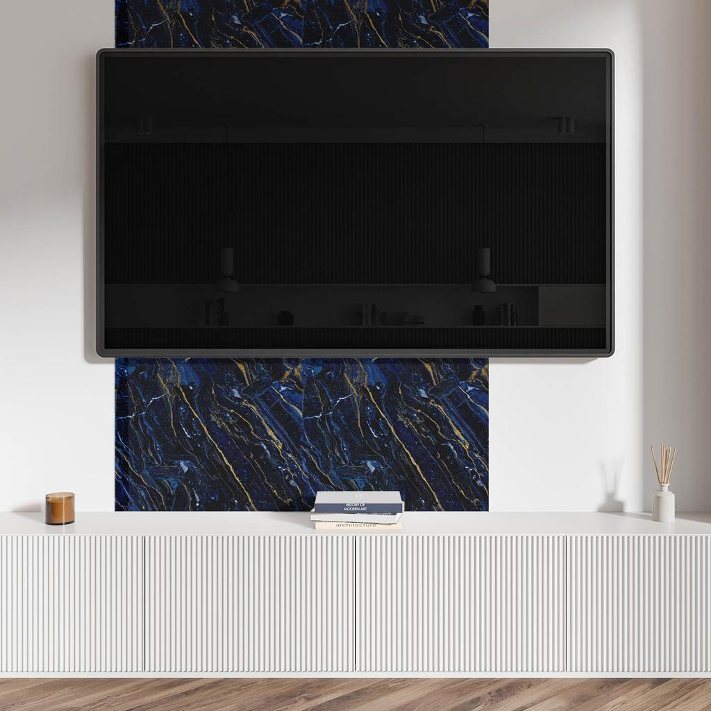 Dekoracyjny Panel Winylowy Samoprzylepny - Do Przedpokoju 100X50 Cm Abstrakcyjny Wzór Marmuru