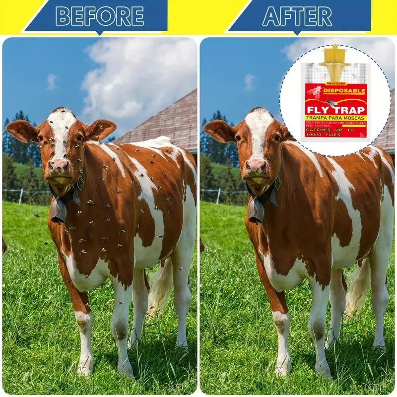 Convenient Fly Trap Hanging Fly Cage Fly Bag Fly Catcher Fly Bag Fly Trap Fly Bag Fly Insect Catcher