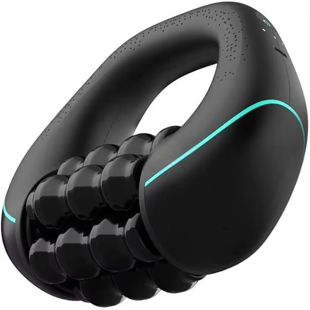 Mini Rolling Percussive Massager Whole Body Fatigue Relief Deep Tissue and Muscle Recovery Rechargeable Powerful 3-Speed Spin