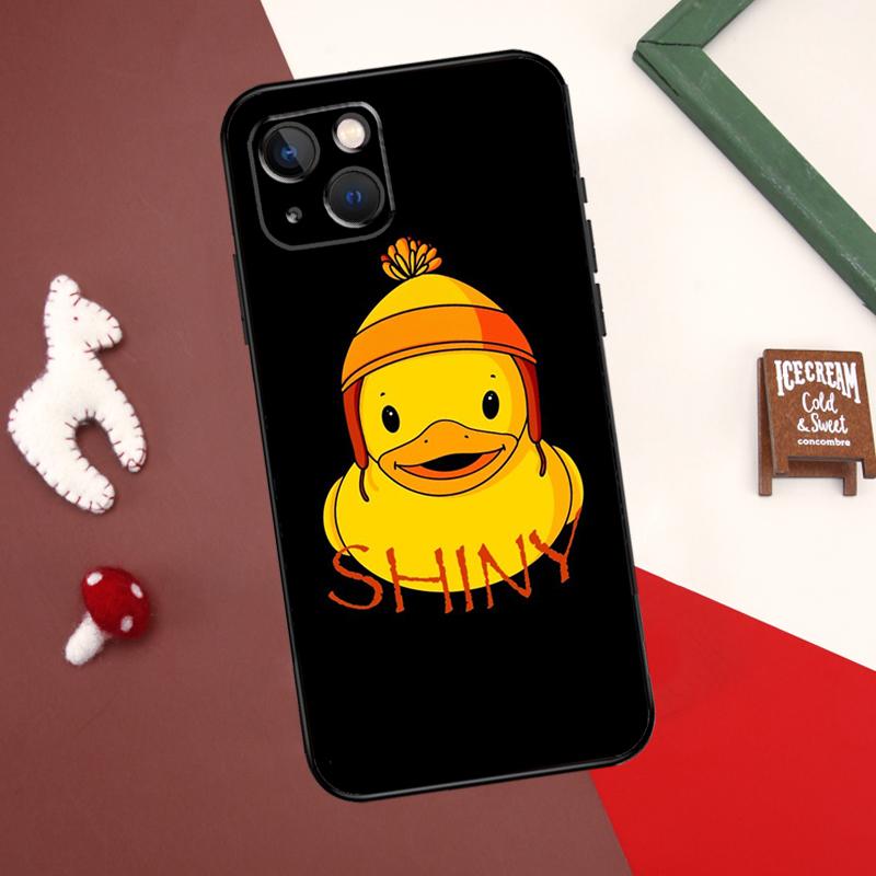 Чехол Kwaii yellow duck для iPhone 12 11 13 14 15 Pro Max 12 Mini 7 8 Plus X XR XS Max SE 2020