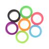10Pcs Professional Barber Hair Shears Scissors Finger Rings Grips Inserts Soft Silicone Ring For Salon Barbers