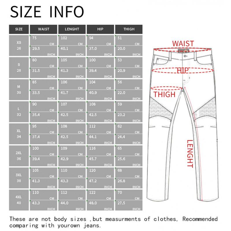 Men Women Motorcycle Riding Pants Protective Biker Jeans Workwear With Adjustable Knee Pads Use