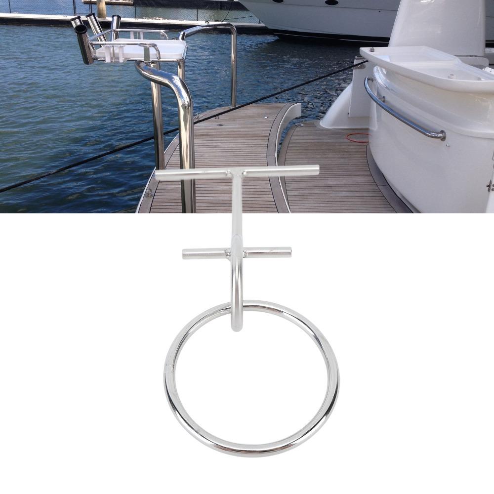 Stainless Steel 304 Dock Cleat O Ring Stainless Steel Cleat Dock Ring Cleat Marine Use