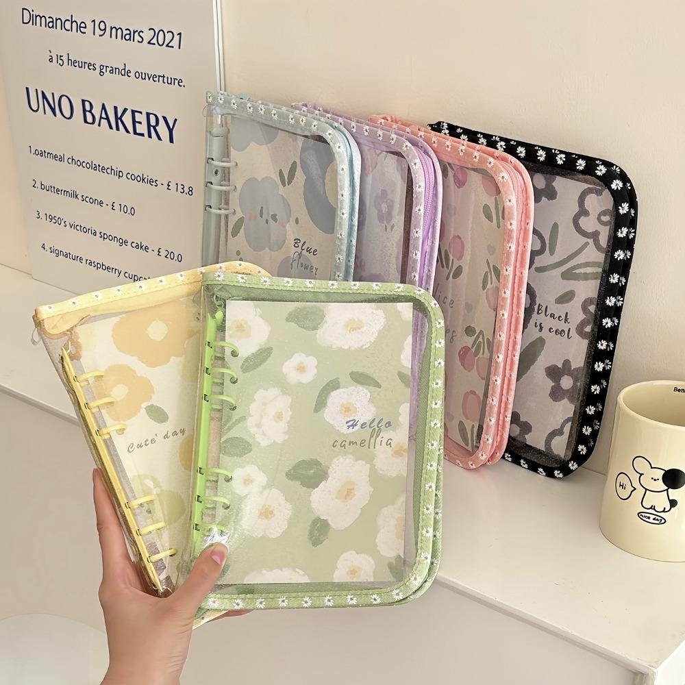 PVC Binder Photo Album A5 Card Binder Pack Stationery Photocard Holder Girl