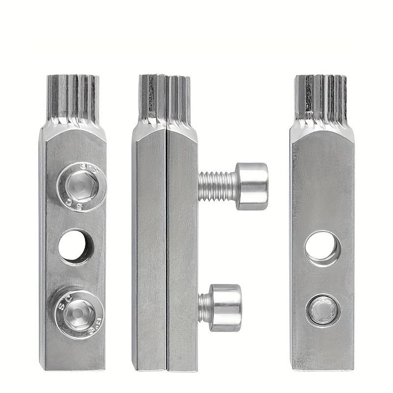 Инструмент для демонтажа разрыва металлической водопроводной трубы - съемник углового крана, с конструкцией стопорной гайки, регулируемый рычаг, простота в эксплуатации, без соединителя