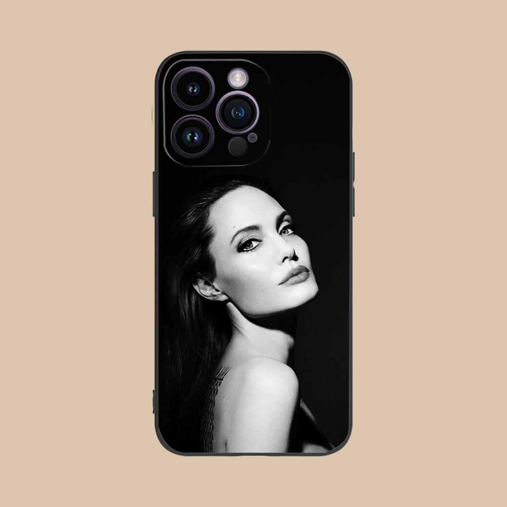 Чехол для мобильного телефона Анжелины Джоли для iPhone 17 16 15 14 13 12 11 X XR XS 8 7 Air Pro Max Plus Mini Цветной Чехол Чехол Роскошный
