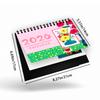 1pc 2026 Artistic Abstract Floral Desktop Calendar,12 Months Monthly Plan,Desk Calendar, Perfect Gift for Birthdays & Christmas