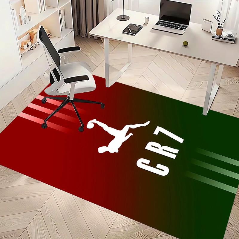 Cristiano Ronaldo Printed Absorbent Washable Carpet, Non-Slip Bathroom Mats, Kitchen Rugs, Yoga Mat,Living Room Entrance, Camping Picnic Rugs