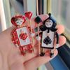 Cartoon Poker Brooch Cute Character Badge Lapel Pins Female Gifts