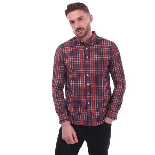 Farah Mens Edina Checked Oxford Shirt