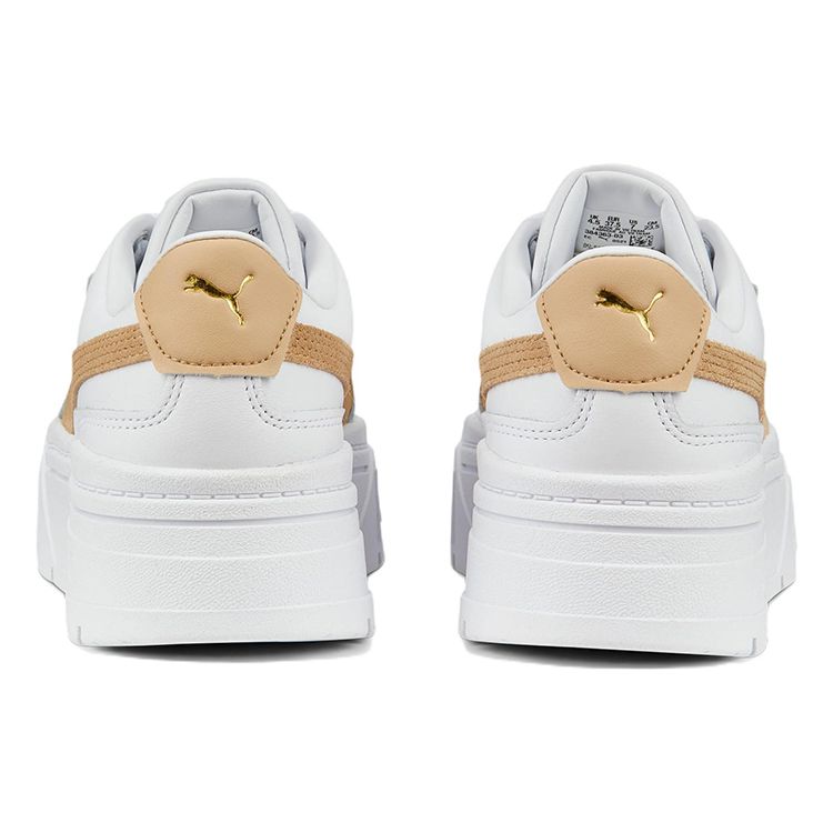 Puma Mayze Stack White Light Sand Women Sneakers 384363-03