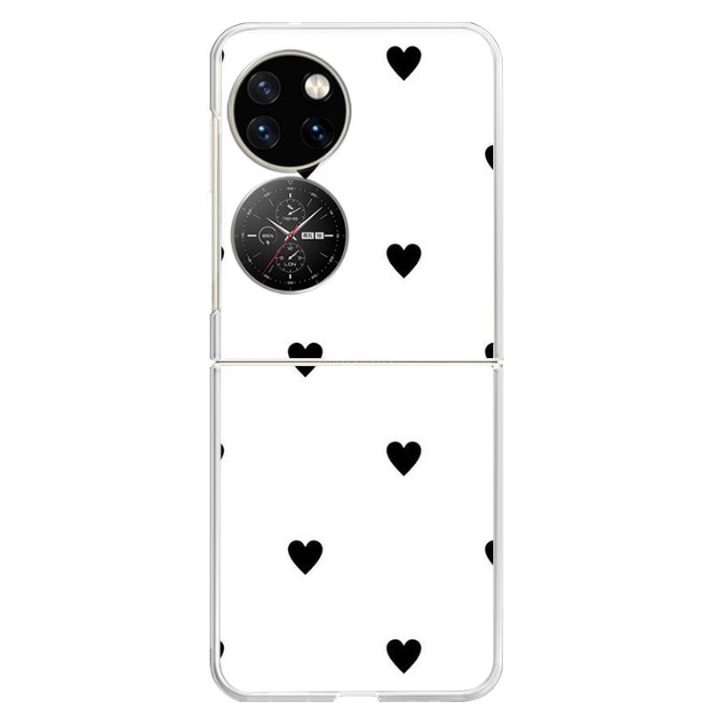 Для Huawei P50 Pocket Чехол Прозрачный Жесткий ПК Задняя Крышка Телефона Для Huawei Pocket 2 Чехлы P50 P 50 PocketS S Чехлы Capa