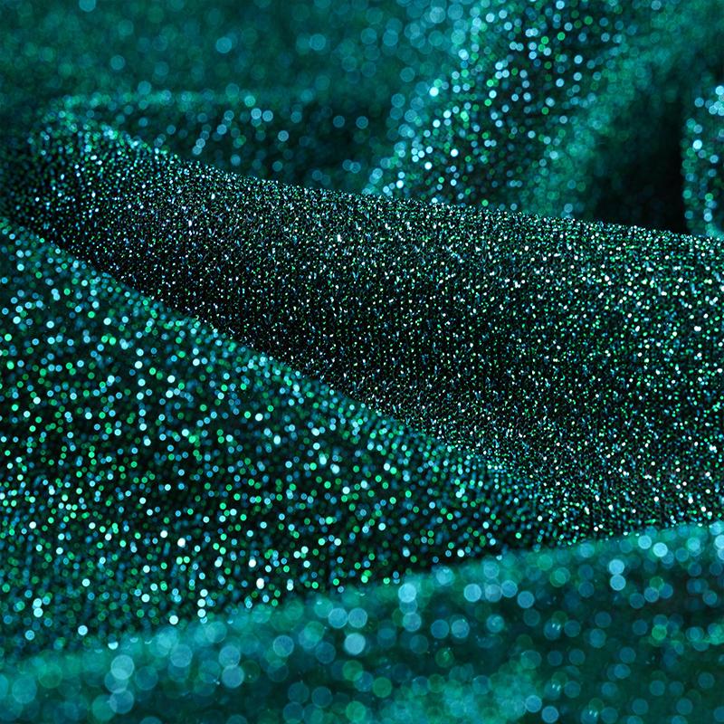 Elastic Glitter Fabric Starry Sky Soft Shiny Yarn Fabric Diy Sewing Dress Skirt Doll Clothes Stage Costume Background Decor